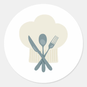 Chef-Pet Ronde Sticker