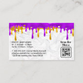 Chef-Pet | Silverware | Deeg voor gebak | Marmer Visitekaartje (Achterkant)