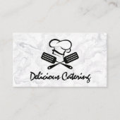 Chef-Pet | Spatula | Marmer Visitekaartje (Voorkant)