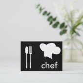 Chef-pet Visitekaartje (Staand voorkant)