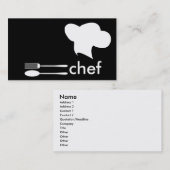 Chef-pet Visitekaartje (Voorkant / Achterkant)