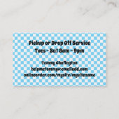 Chef pet Wheels To Go Meal Food Levering Culinair Visitekaartje (Achterkant)