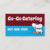 Chef pet Wheels To Go Meal Food Levering Culinair Visitekaartje (Voorkant)