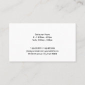 Chef-Pet zilverwerk Logo Visitekaartje (Achterkant)