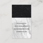 Chef-pictogram | Leisteen Visitekaartje (Achterkant)