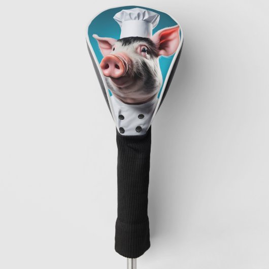 Chef Pig Golfheadcover (Voorkant)