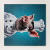 Chef Pig Legpuzzel (Horizontaal)