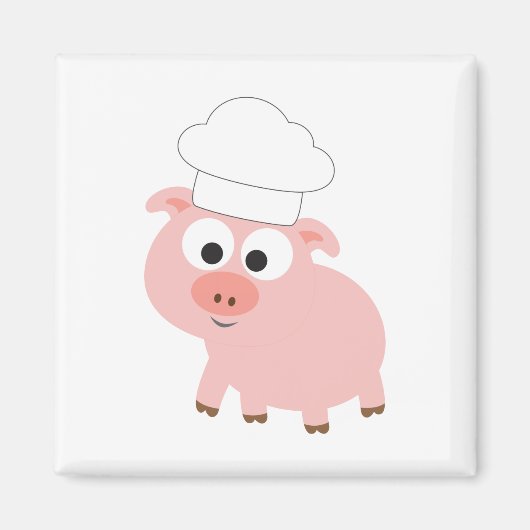 Chef Pig Magneet (Voorkant)