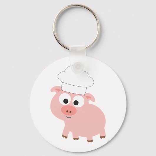 Chef Pig Sleutelhanger (Voorkant)