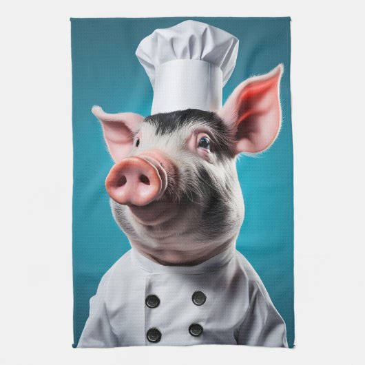 Chef Pig Theedoek (Verticaal)