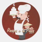 Chef Piggy Stickers (Voorkant)