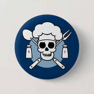 Chef Pirate Ronde Button 5,7 Cm