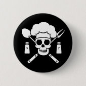 Chef Pirate Ronde Button 5,7 Cm (Voorkant)