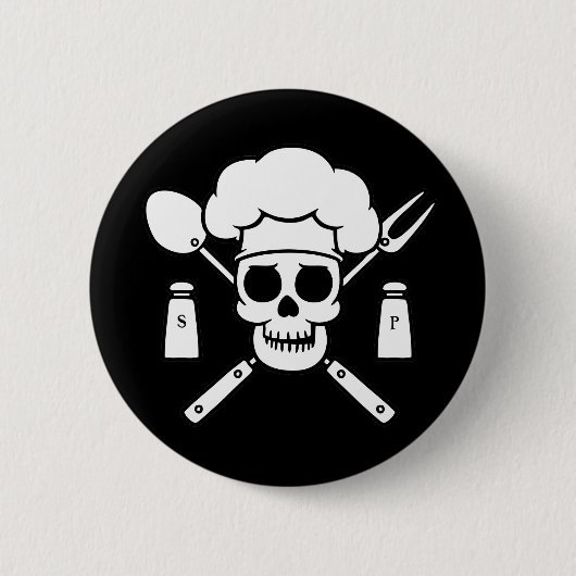 Chef Pirate Ronde Button 5,7 Cm (Voorkant)