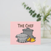 Chef Pots en pannen Briefkaart (Staand voorkant)