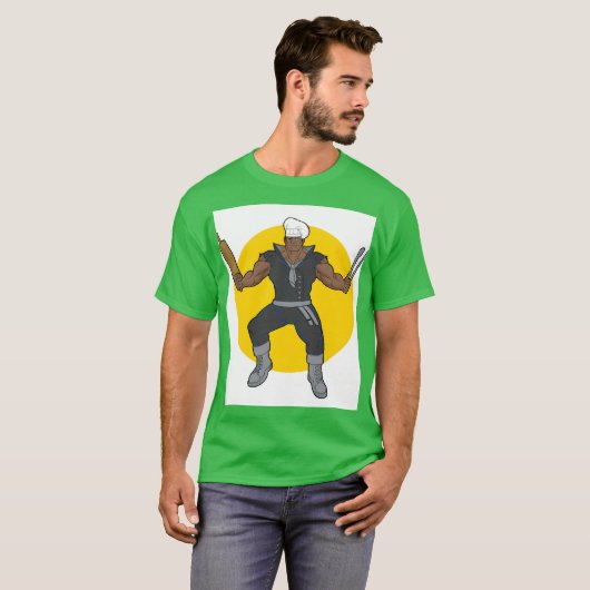 Chef Power Man T-shirt (Voorkant volledig)