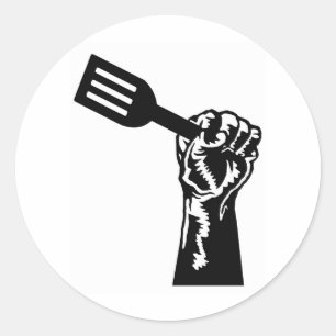 Chef Power Ronde Sticker