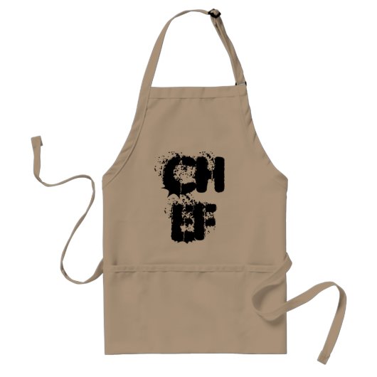 CHEF-pron Standaard Schort (Voorkant)