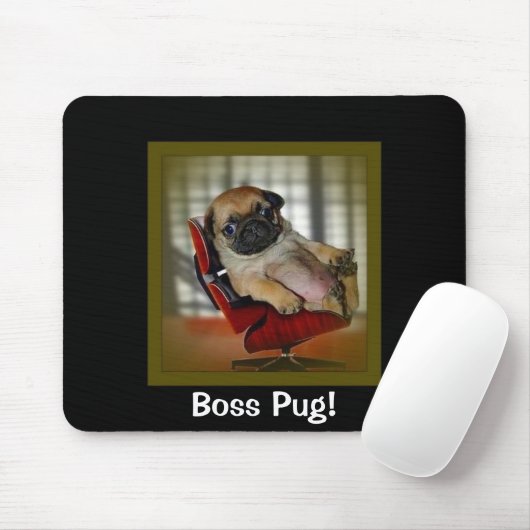 Chef- Pug! Muismat (Met muis)