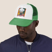 Chef Pug Trucker Pet (In situ)