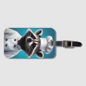 Chef Raccoon Bagagelabel (Voorkant (horizontaal))