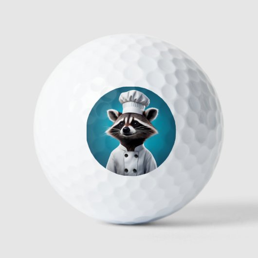 Chef Raccoon Golfballen (Voorkant)