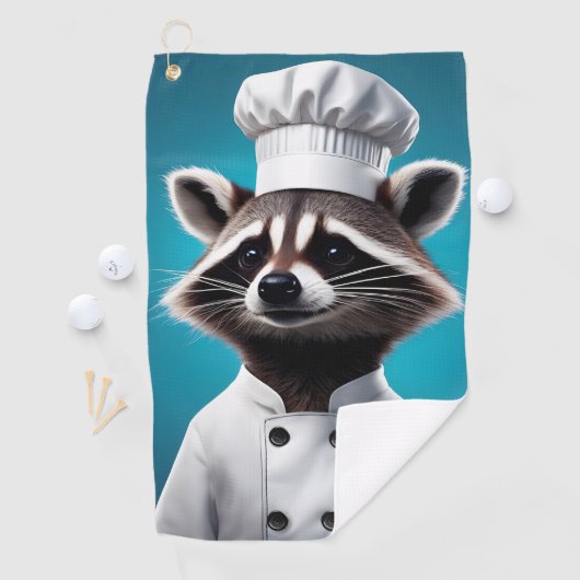 Chef Raccoon Golfhanddoek (Insitu)