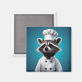 Chef Raccoon Magneet (Voorkant / Achterkant)