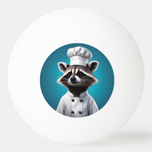 Chef Raccoon Pingpongbal (Voorkant)