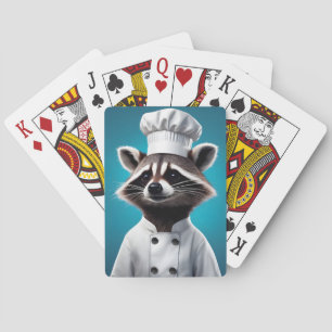 Chef Raccoon Pokerkaarten