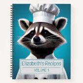 Chef Raccoon Recept Boek (Voorkant)