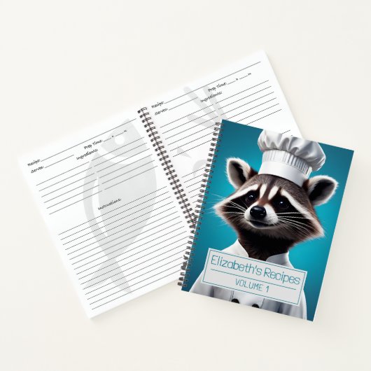 Chef Raccoon Recept Boek (Binnen)