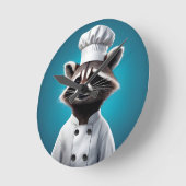 Chef Raccoon Ronde Klok (Hoek)