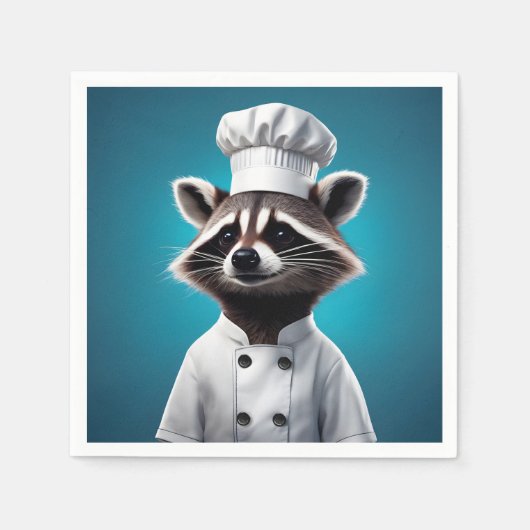 Chef Raccoon Servet (Voorkant)
