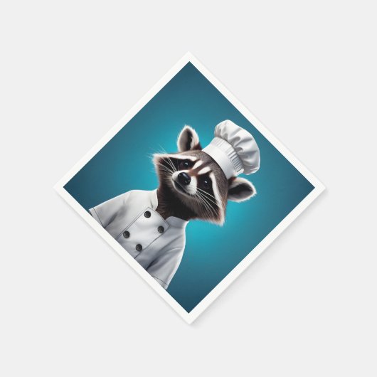 Chef Raccoon Servet (Hoek)