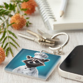 Chef Raccoon Sleutelhanger (Voorkant Rechts)