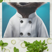 Chef Raccoon Theedoek (Gevouwen)