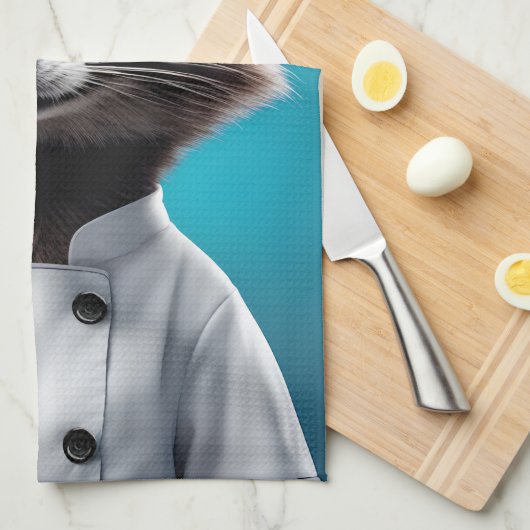 Chef Raccoon Theedoek (Quarter Fold)