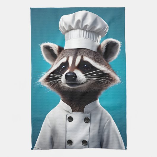 Chef Raccoon Theedoek (Verticaal)