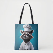 Chef Raccoon Tote Bag (Voorkant)