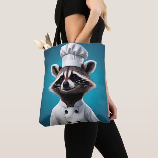 Chef Raccoon Tote Bag (Dichtbij)
