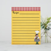 Chef Recipe Stationery (Staand voorkant)
