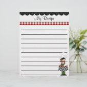 Chef Recipe Stationery (Staand voorkant)
