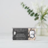 Chef | Restaurant Eigenaar | Voedingsindustrie Visitekaartje (Staand voorkant)