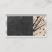 Chef | Restaurant Eigenaar | Voedingsindustrie Visitekaartje (Achterkant)