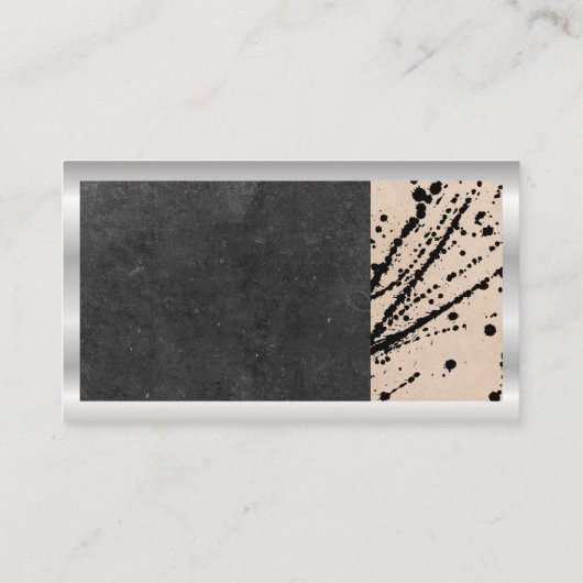 Chef | Restaurant Eigenaar | Voedingsindustrie Visitekaartje (Achterkant)