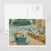 Chef Restaurant  Food and Art Briefkaart (Voorkant / Achterkant)