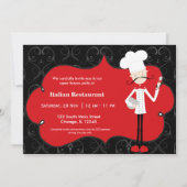 Chef Restaurant Kaart (Voorkant)