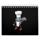 Chef Robot Humor Graphic Design - Funny Cooking Kalender (Hoes)