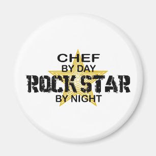 Chef Rock Star van Night Magneet